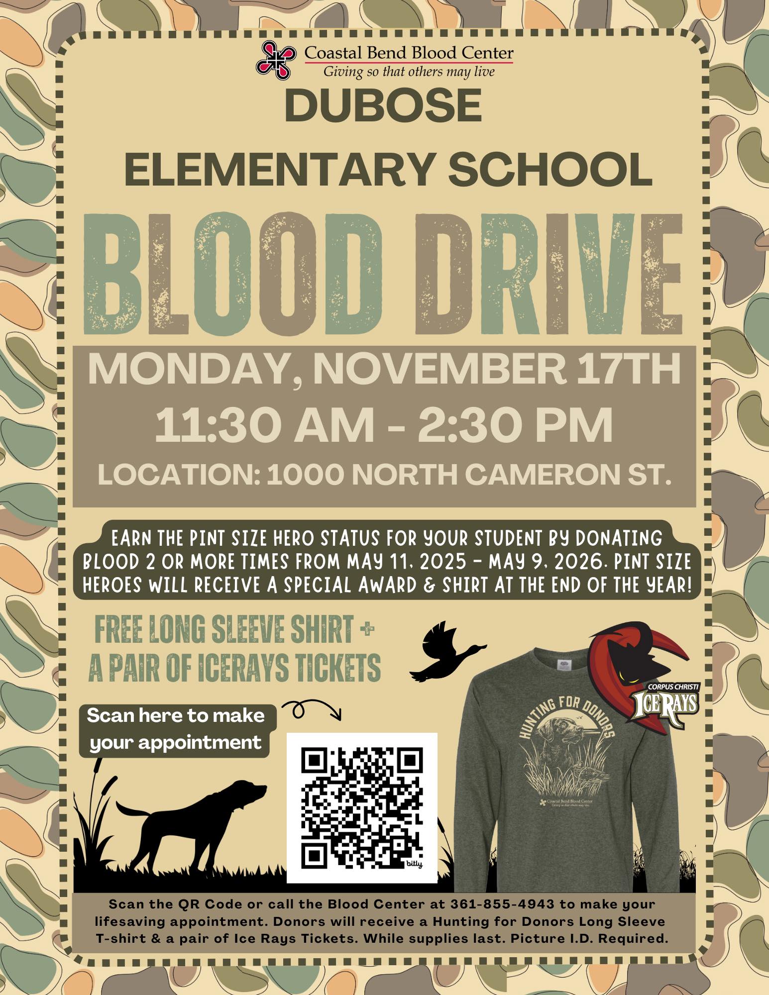 Dubose Elementary Blood Drive
